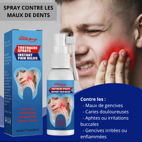 Spray anti-douleur dentaire